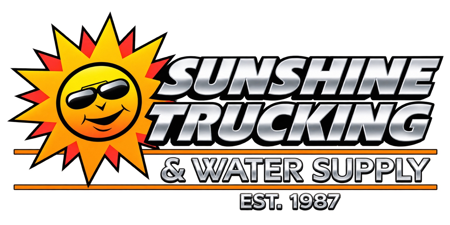 Sunshine Trucking & Water Supply. Est. 1987.
